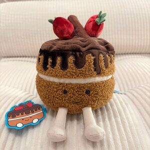 Jellycat X Harrods Exclusive Glacy Chocolate cake
